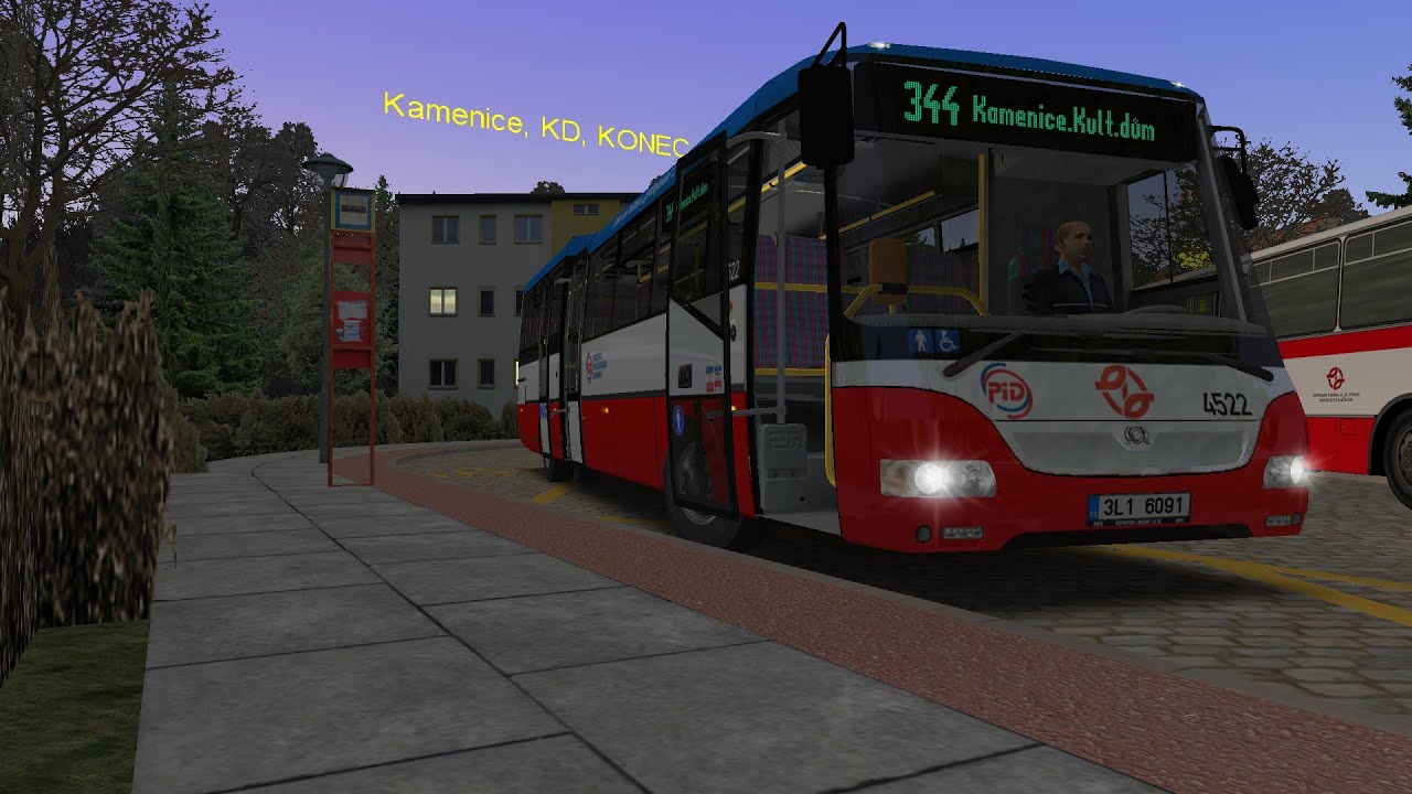 OMSI 2 | Praha linka 344 | Nádraží Smíchov - Kamenice Kulturní dům  | SOR CN12 | linka 344