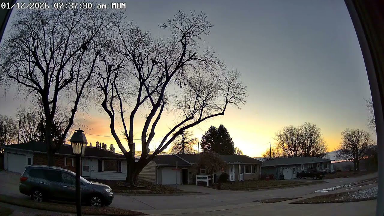 Time Lapse Sunrise January 12, 2026