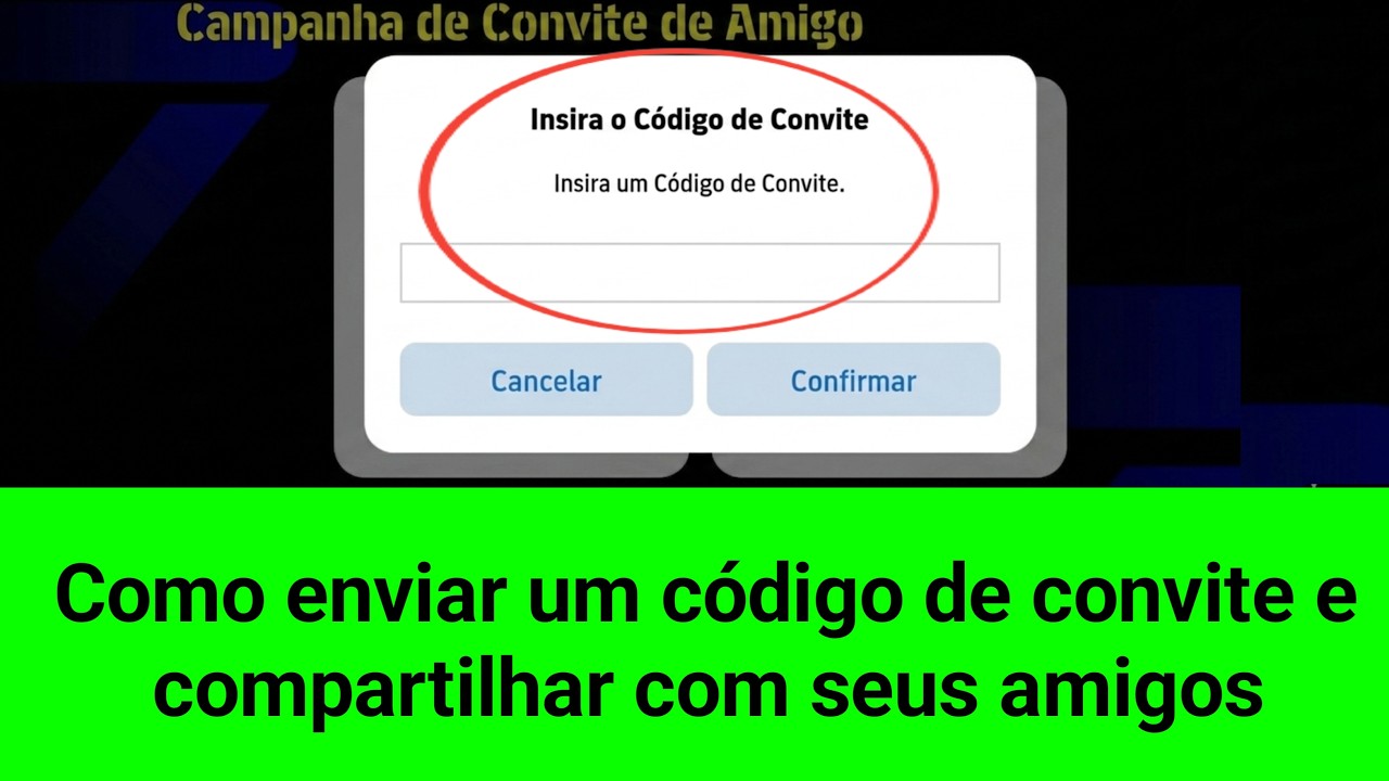 Como obter um c&oacute;digo de convite e inserir o c&oacute;digo de convite com amigos no eFootball 2026