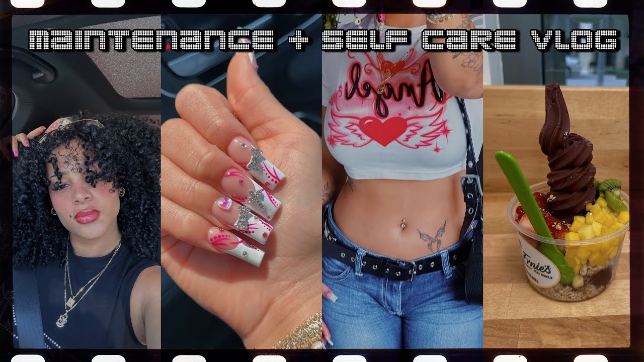 maintenance + self care vlog *ੈ✩‧₊˚facial appt, nails, pedi + more