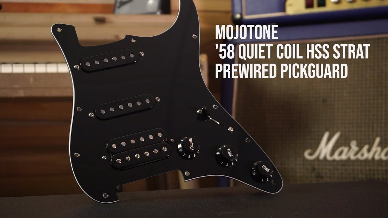 MOJOTONE '58 QUIET COIL HSS STRAT ПРЕДВАРИТЕЛЬНО ПРОВОДНОЙ МЕХАНИЗМ
