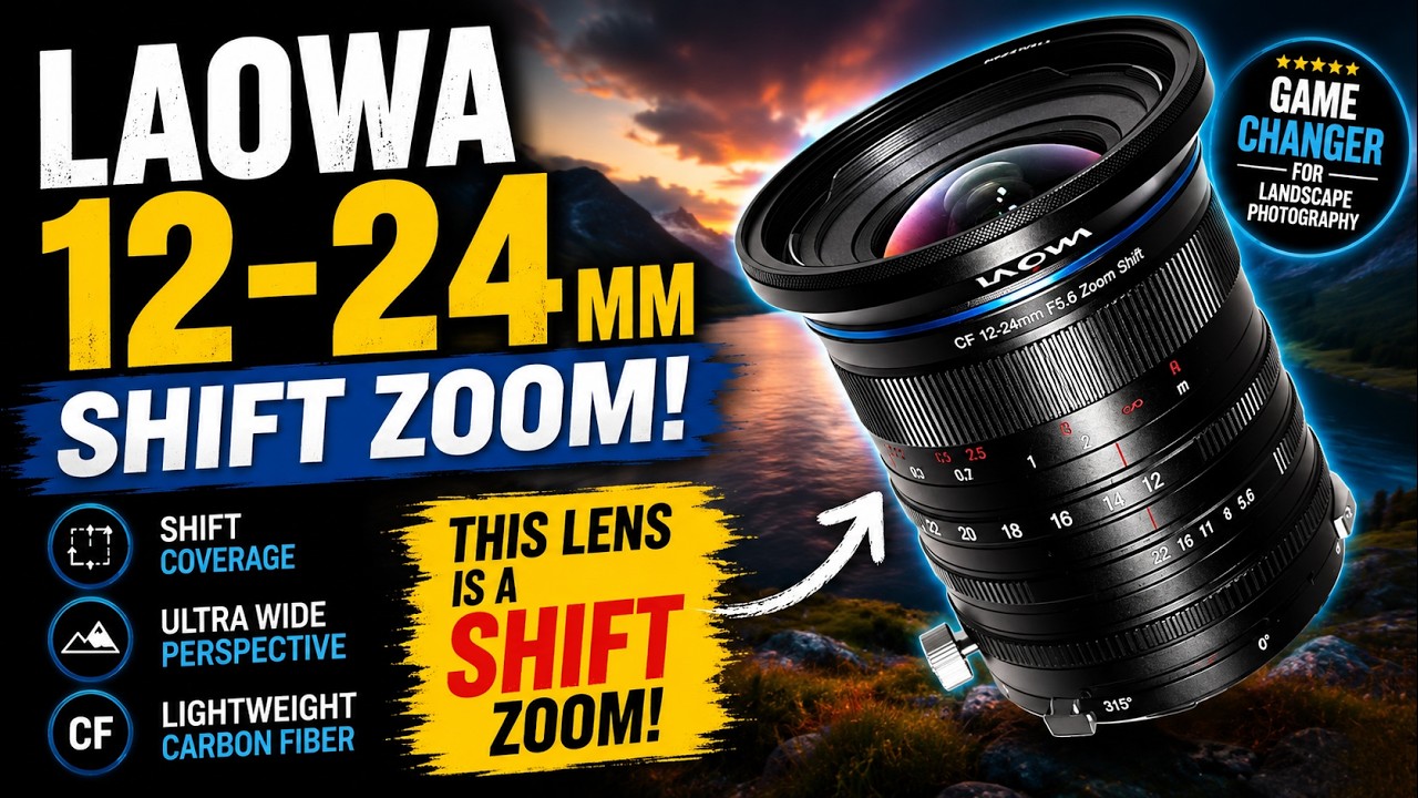 Объектив Laowa CF 12-24mm F5.6 Zoom Shift раскрывает СЕКРЕТ потрясающей фотографии!