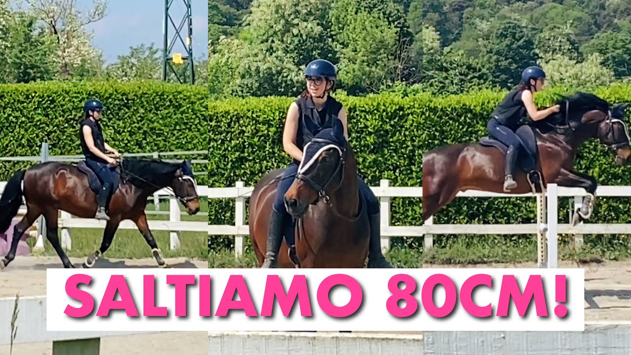 SALTIAMO 80 cm IN BAREBACK!!!😱🚀🤩