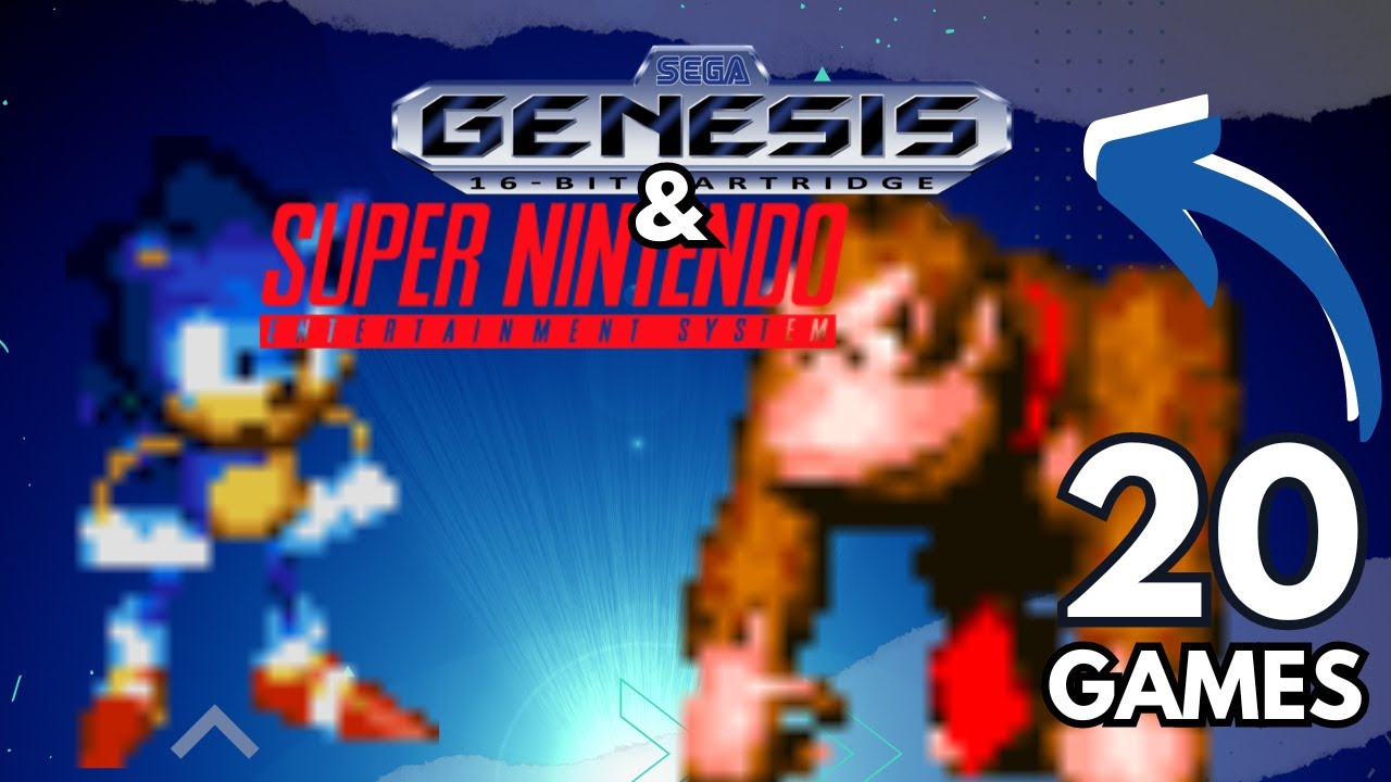 20 🔵GENESIS & 🔴SNES games that used PRE RENDERED sprites | Which one did it look BETTER❓