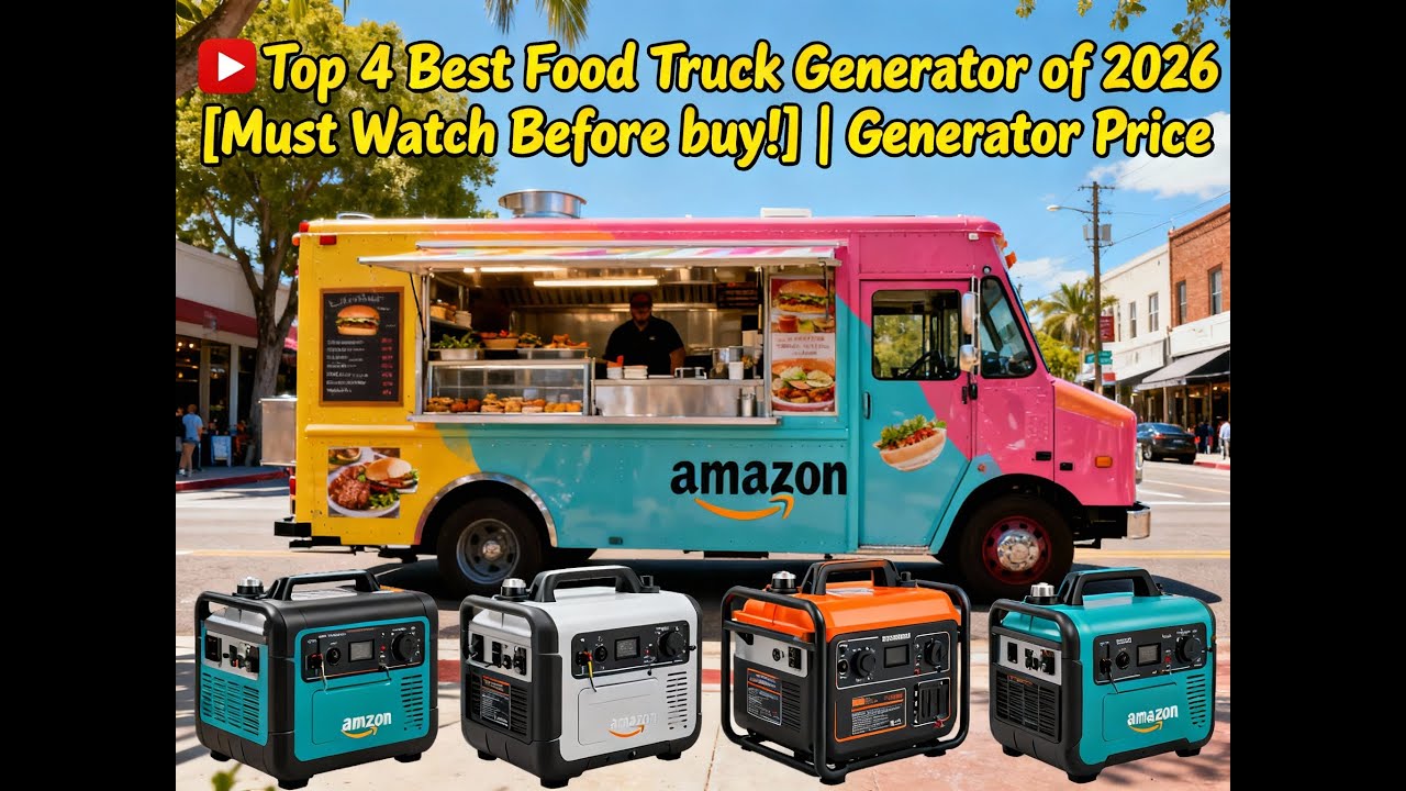 ✅Top 4 Best Food Truck Generator of 2026 [Must Watch Before buy!] | Generator Price