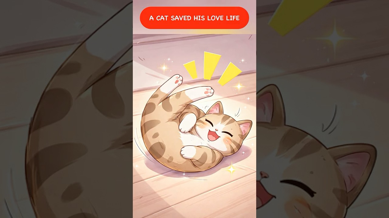 Кот спас ему личную жизнь 🐱 #шорты