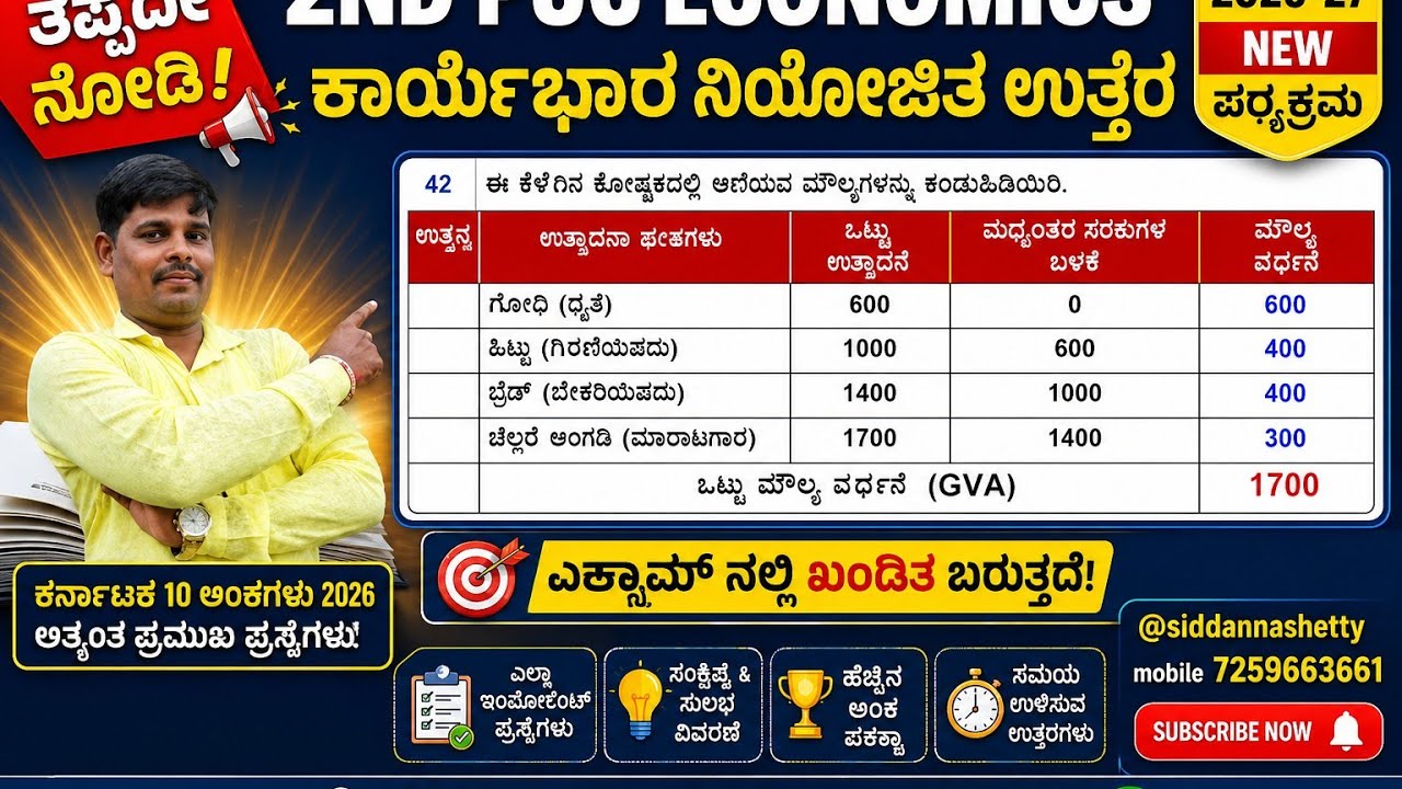 #2ndpuckarnataka#economics#all exam#test # ಕಾರ್ಯಭಾರ ನಿಯೋಜಿತ#project assessment#2026#puclecture#kset#