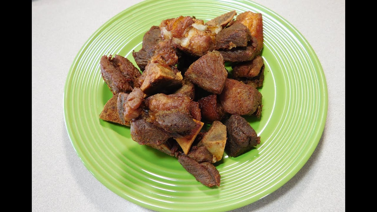 How To Make Haitian Griot (Fried Pork)