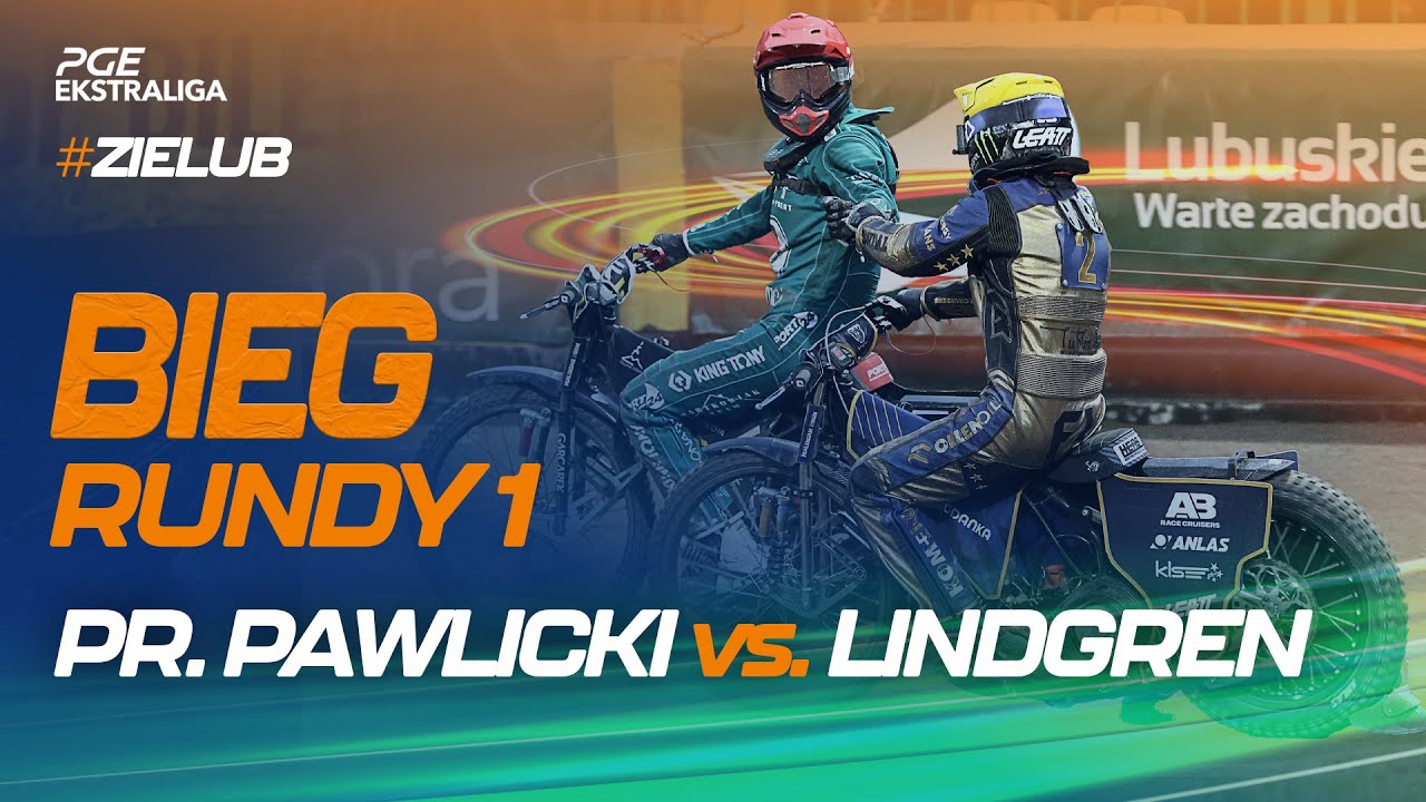 Speedway. Żużel. Mecz: Przemysław Pawlicki vs. Fredrik Lindgren (top bieg 1. rundy #ZIELUB)