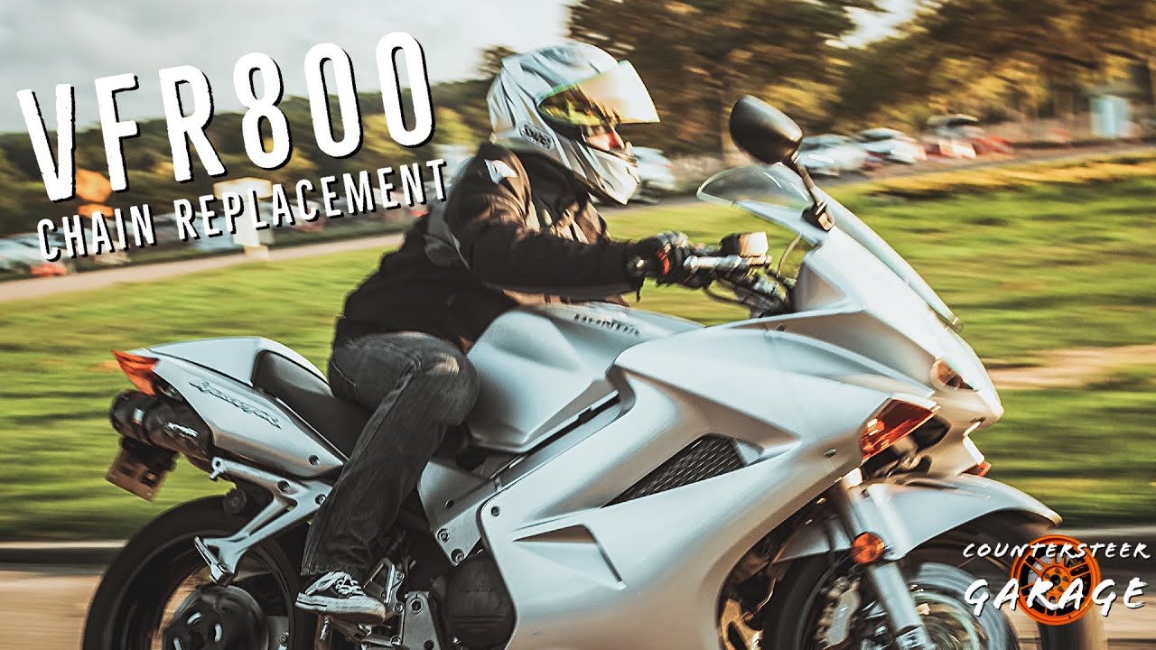 Replacing the 20,000 mile Chain in my VFR800