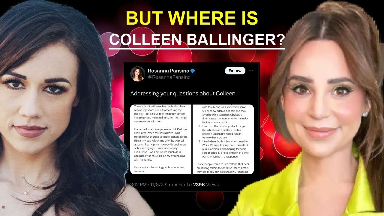 Rosanna Pansino's Stance On Colleen Ballinger