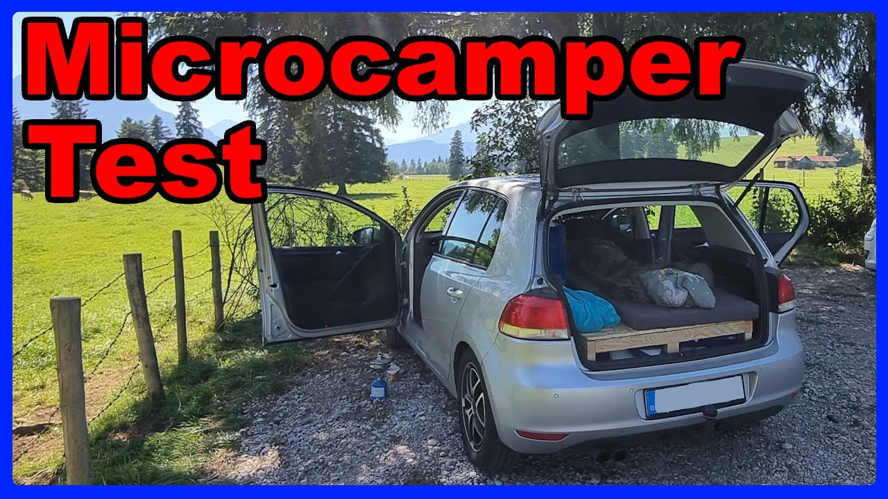 Ich teste meinen VW Golf Camper | Allgäu 2023