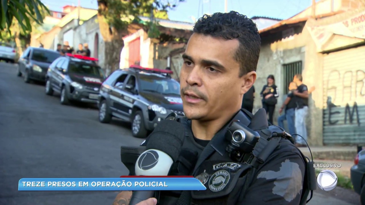 Operação policial prende treze pessoas em Belo Horizonte