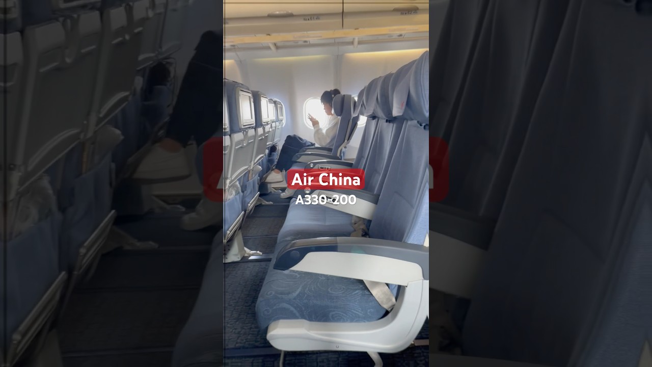 Air China Economy A330-200 cabin