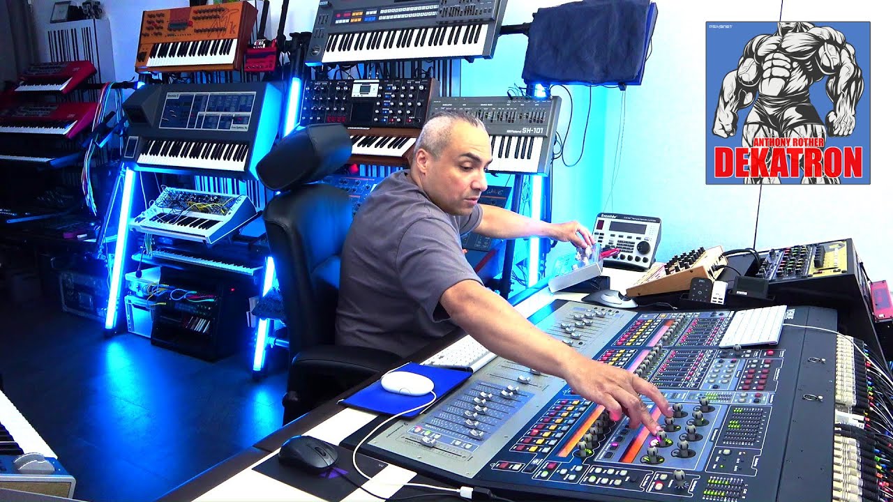 Anthony Rother - The X-Bass - DEKATRON (Studio Session)