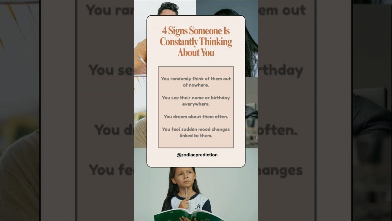 4 zodiac signs is constant thinking about you 