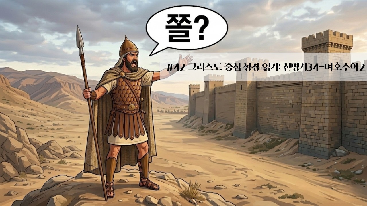 #042 성경 읽기: 신34-수2 l 쫄?