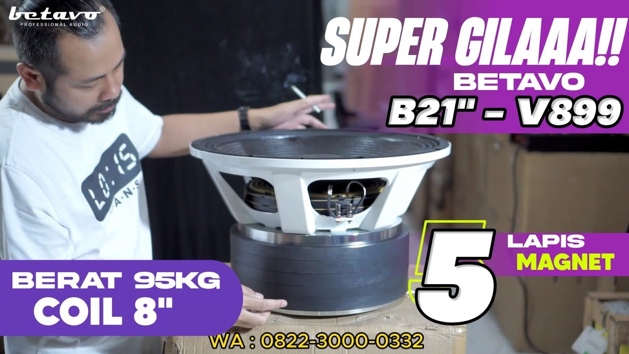 SPEAKER BETAVO SUPER MONSTER 21 COIL 8