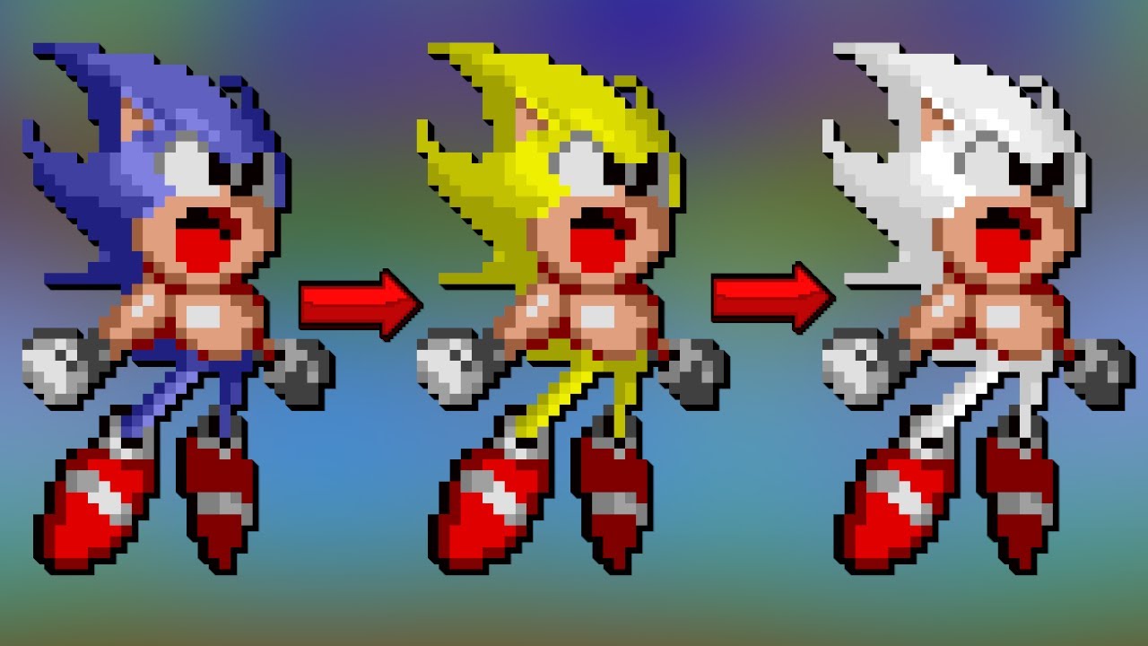 Transform Into Both Super Sonic And Hyper Sonic