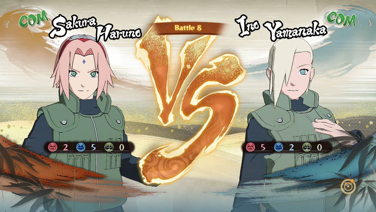 Naruto Shippuden: Ultimate Ninja Storm 4, Sakura Haruno VS Ino Yamanaka!
