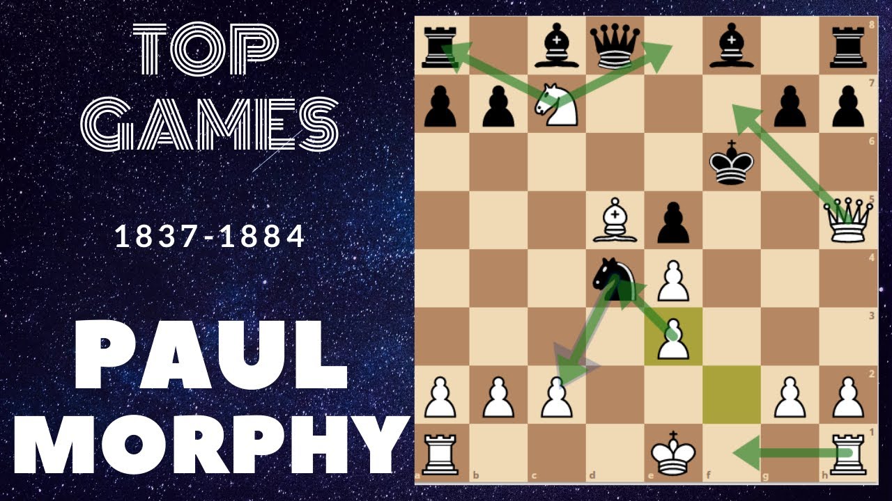 TOP 4 BEST CHESS GAMES PAUL MORPHY  || FAMOUS CHESS GAMES