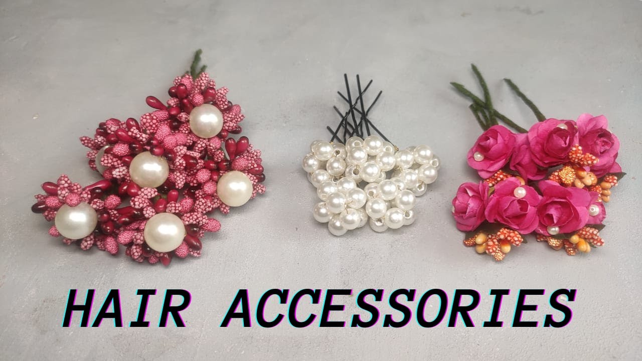 STYLISH HAIR PINS | DIY HAIR ACCESSORIES AT HOME | MAKE HAIR PINS AT HOME