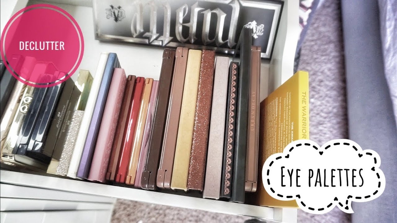 Eye Palette Declutter | October 2019 {19% Gone}