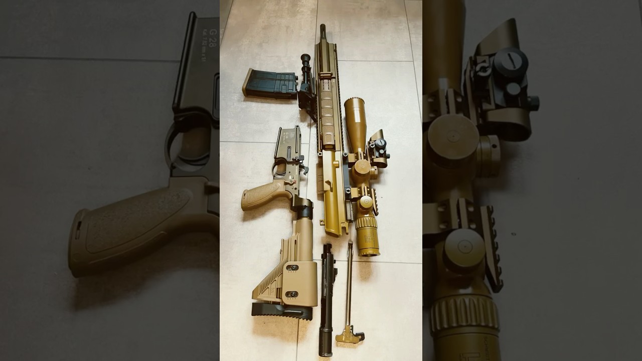 HK G28 + S&B Scope DMR  GBBR by VFC/ Umarex #assembly #disassembly  #airsoft #bundeswehr