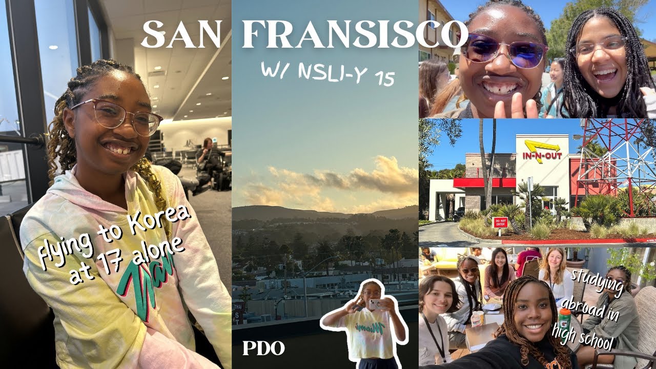 [NSLI-Y KOREA 2023] San Fransisco PDO | Government sent me to KOREA with 45 STRANGERS for FREE - Ep1