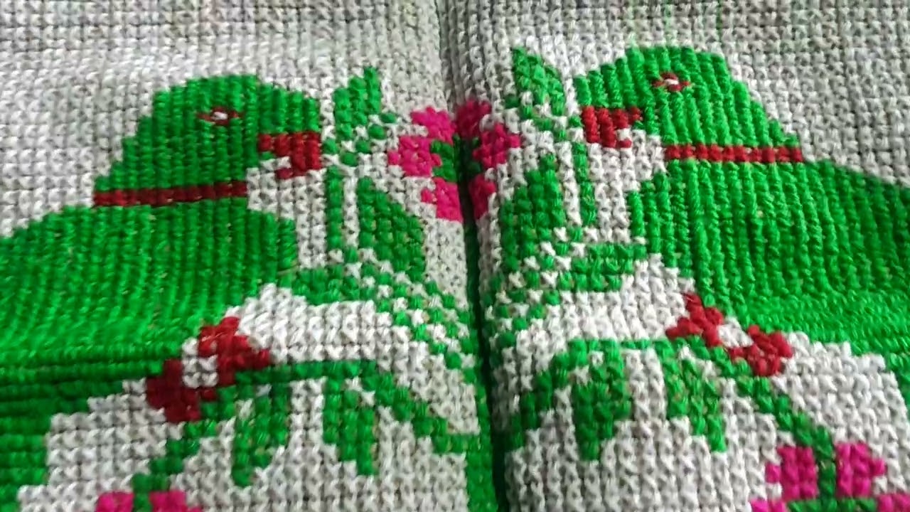 টিয়া পাখি আসনের ডিজাইন॥ 🦜🦜।। 