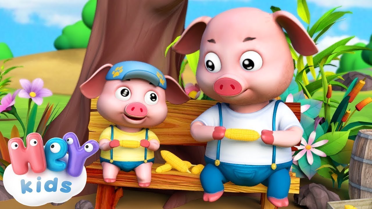 El Cerdito 🐷 Cancion infantil y m&aacute;s videos para ni&ntilde;os | HeyKids Espa&ntilde;ol