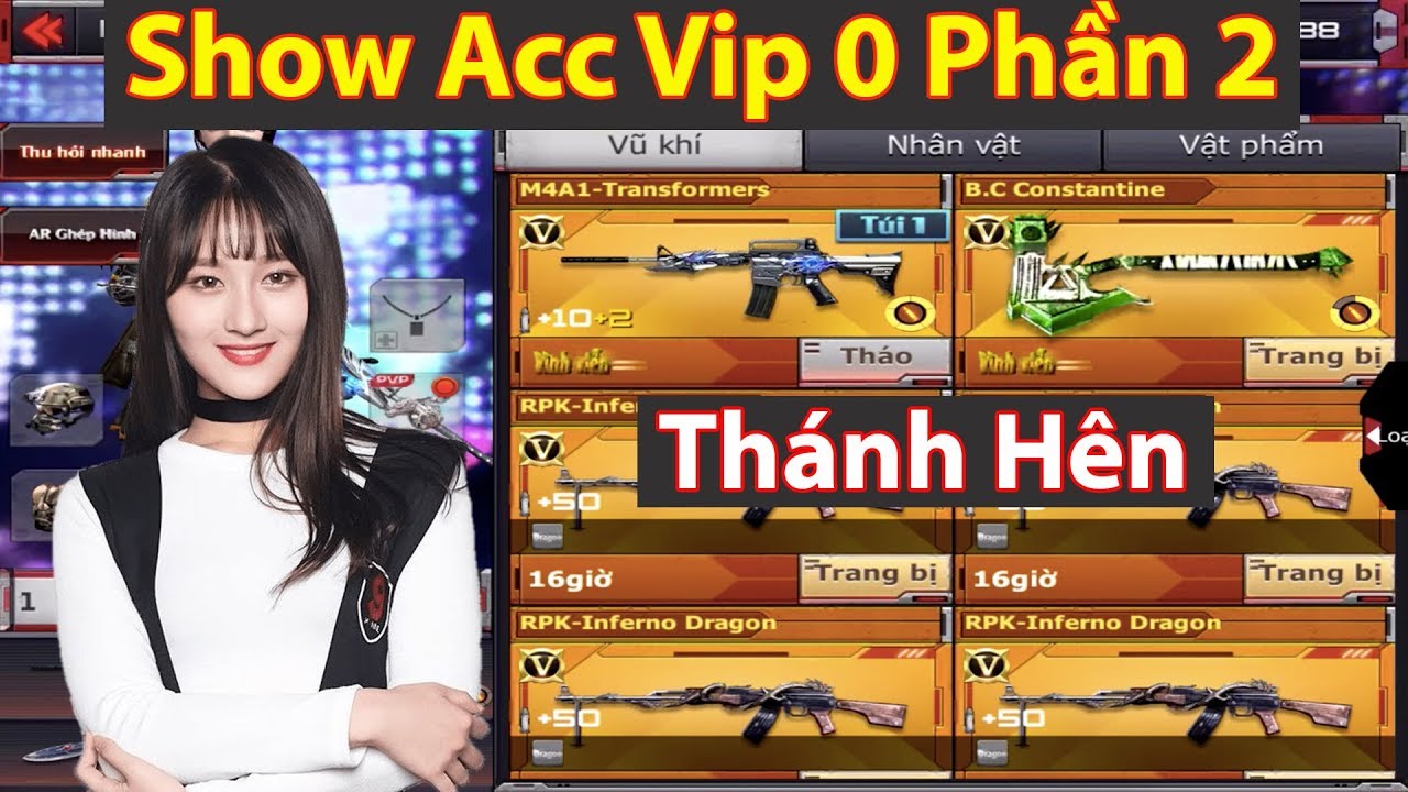 B&igrave;nh Luận CFL | #2 Show Acc Vip 0 Phần 2 Của 1 Th&aacute;nh H&ecirc;n =)) | Phi&ecirc;u AG ✔️