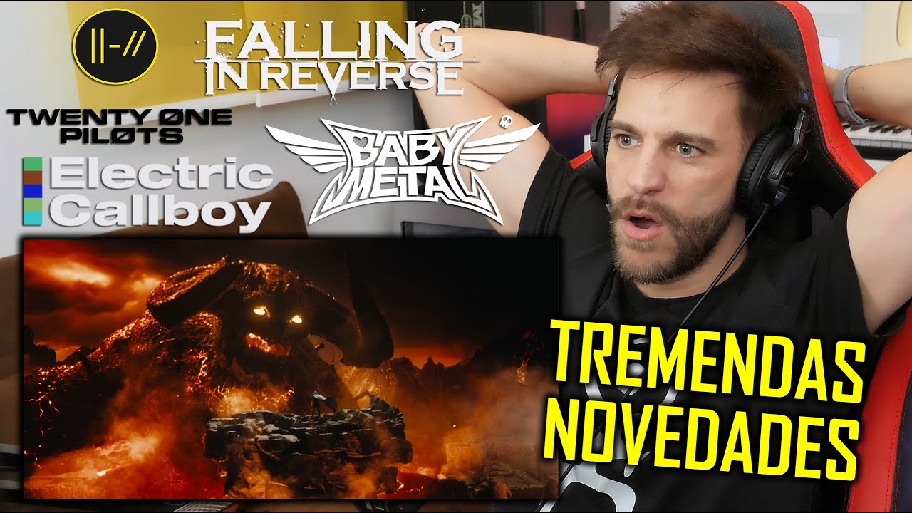 Reacciono a lo nuevo de Twenty one pilots, Babymetal ft. Electric Callboy y Falling in Reverse