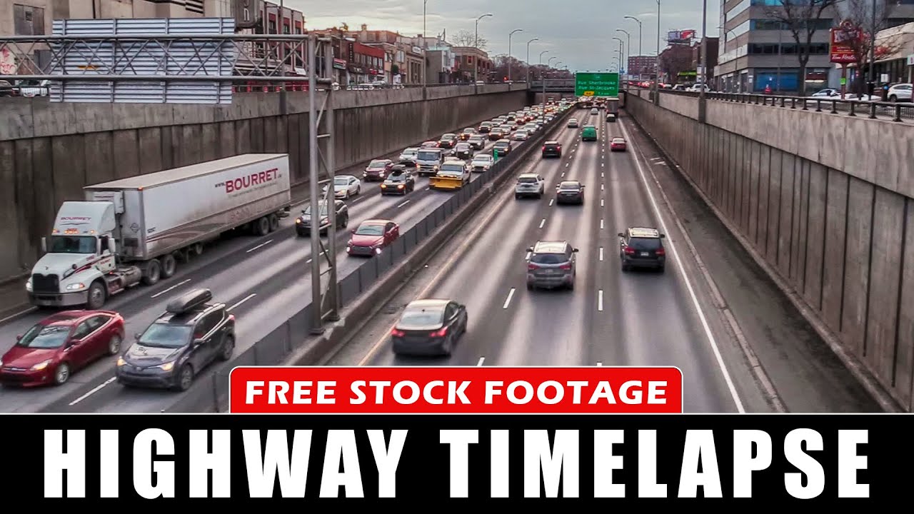 Highway Timelapse - Free Stock Footage