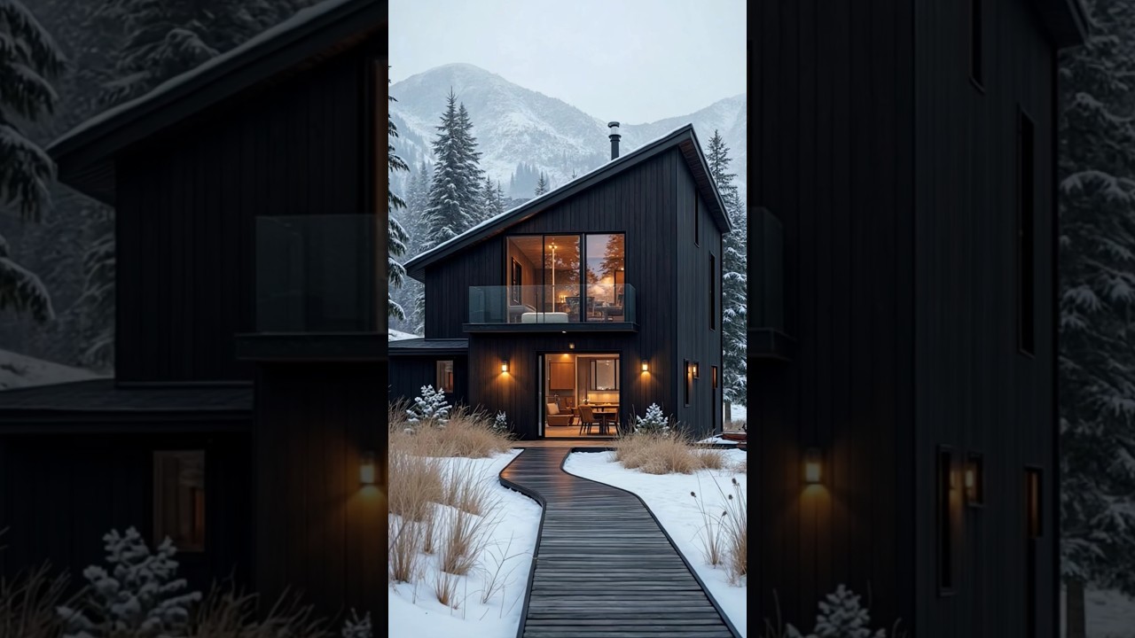 Inside a Cozy Scandinavian Wooden House! 🏡❄️ Stunning 4K Home Tour!