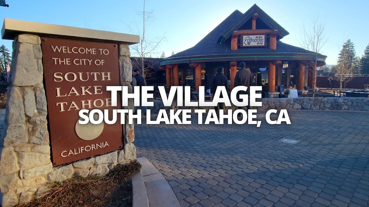 Exploring The Village in South Lake Tahoe, California USA Walking Tour #thevillage #southlaketahoe