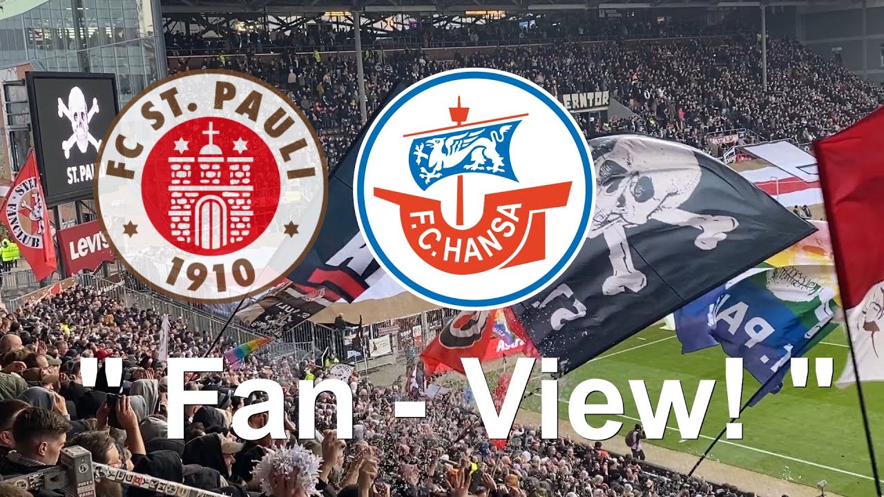 Krasse Stimmung am Millerntor - FC.St.Pauli - Hansa Rostock - short clip -