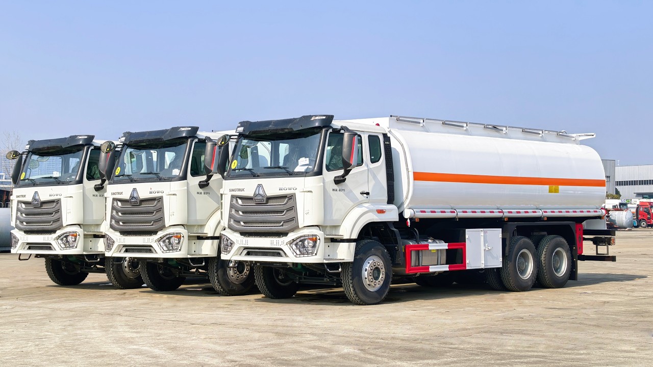25,000 Litres Howo NX 371HP diesel mobile tanker truck