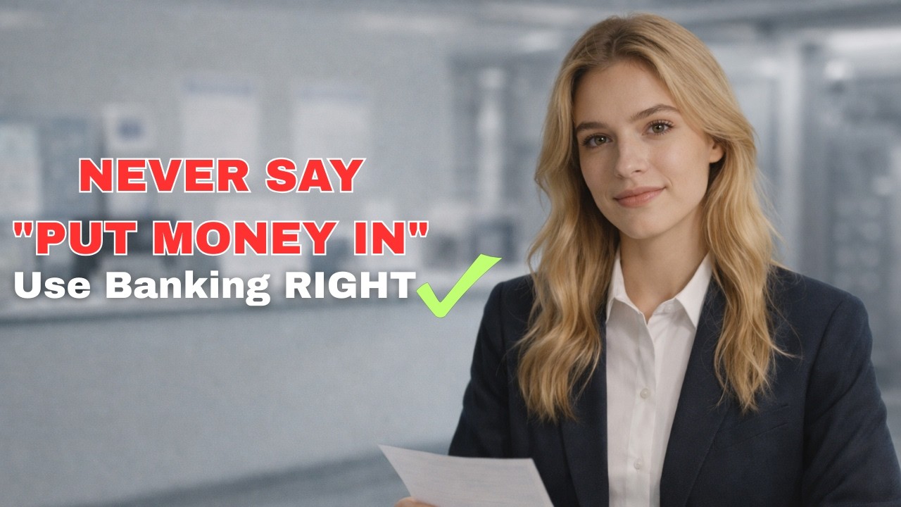 Sound Confident at the Bank | English Listening Practice | B1 Easy English Practice Podcast