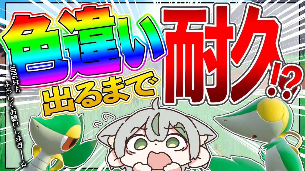 【年末コラボ企画✨】　色違いが出るまで配信が終われない...⁉️蛇ポケモン色違いが出るまで耐久配信✨　【しづちゃ🍵】
