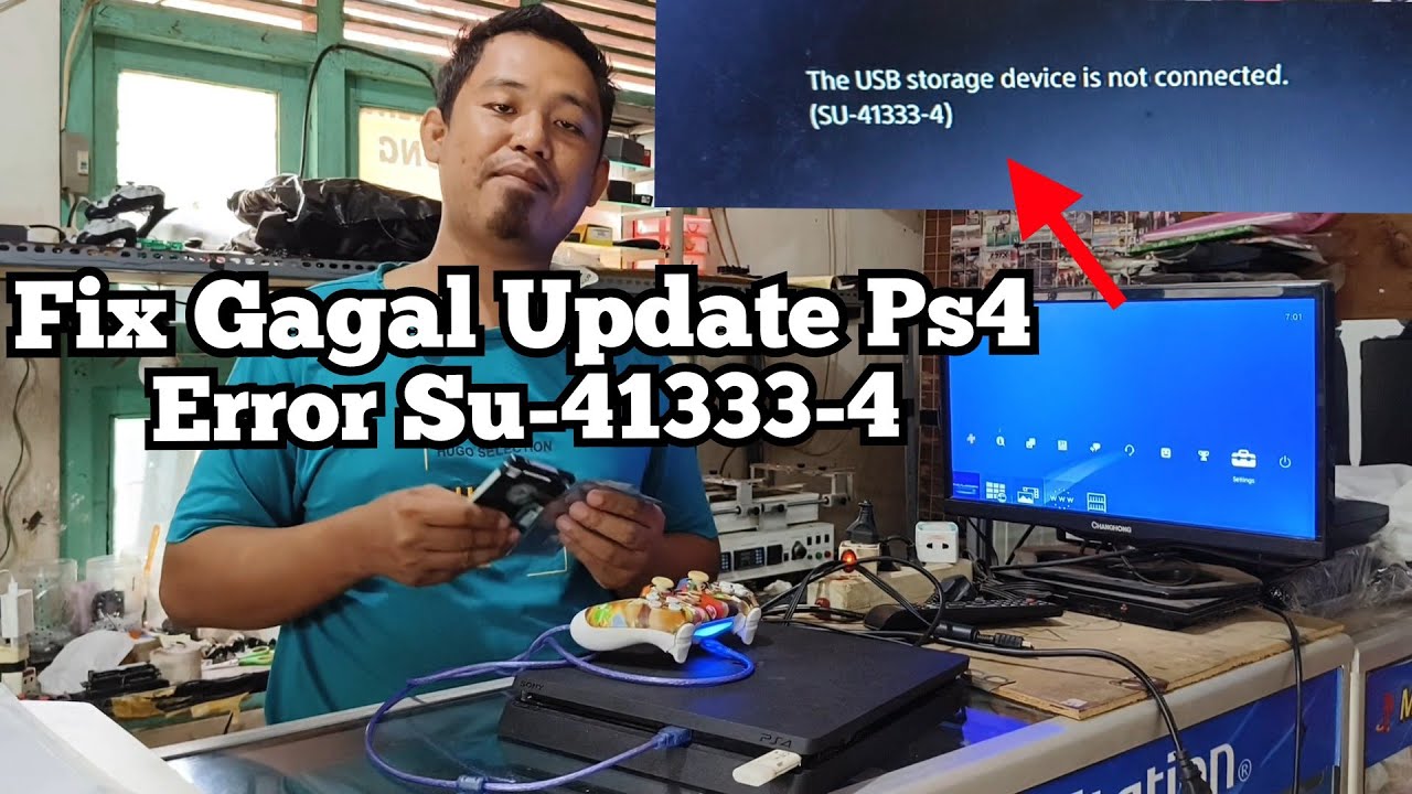 Memperbaiki Ps4 Slim Gagal Update Error Su-41333-4