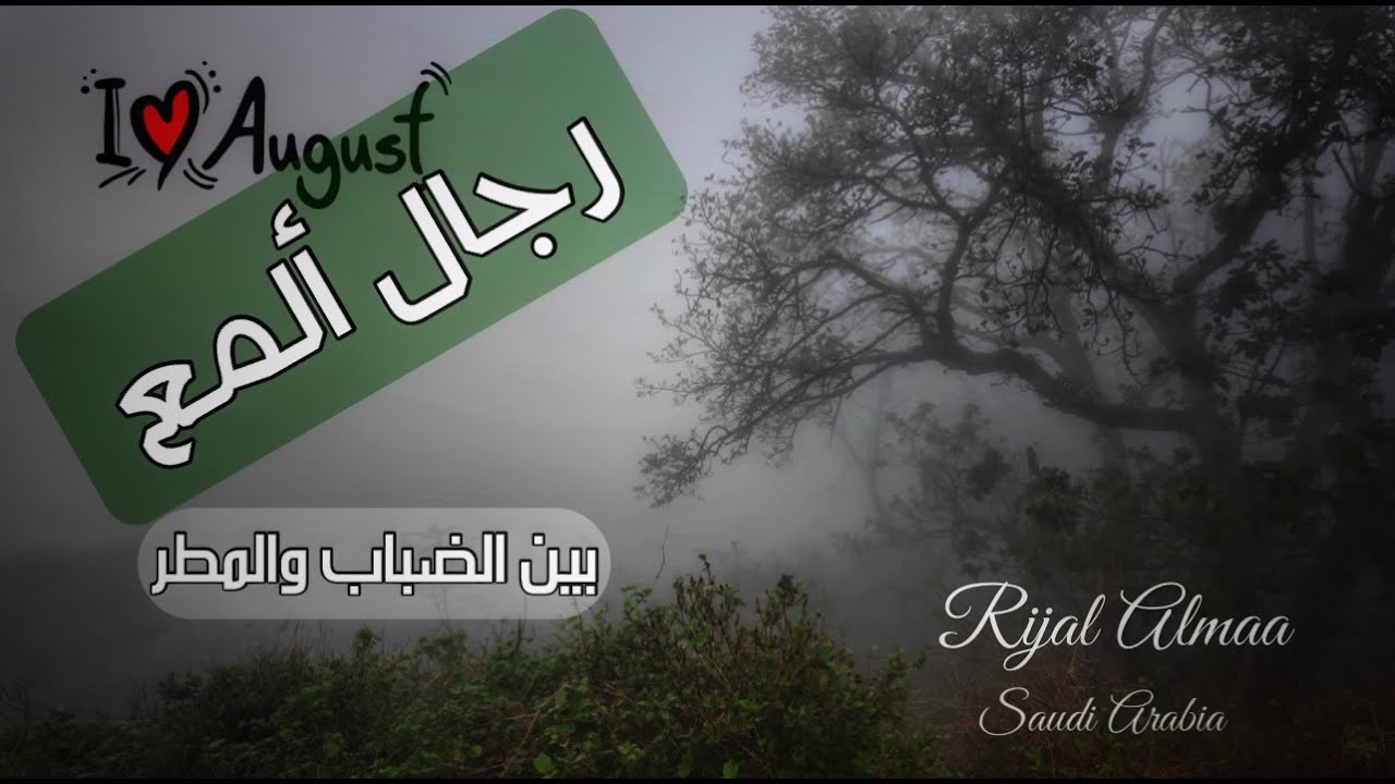 رجال ألمع بين الضباب والمطر 🌧️