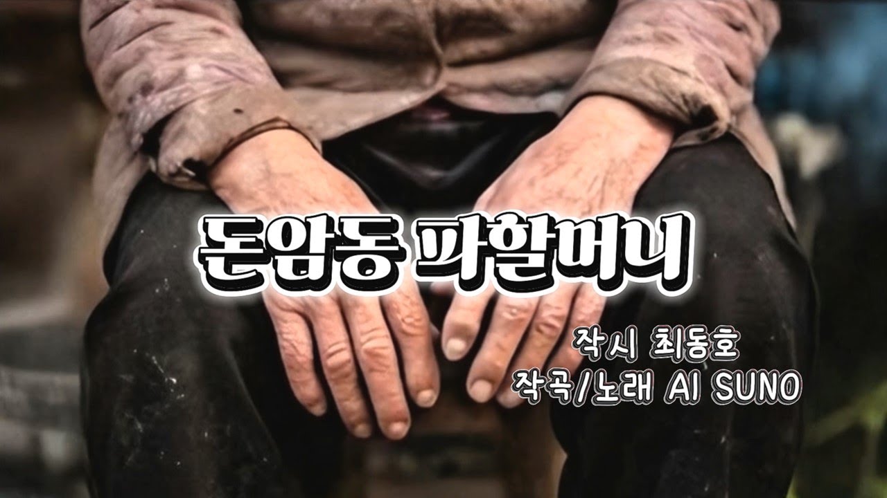 돈암동 파 할머니 / 최동호 작시 / AI SUNO 작곡, 노래