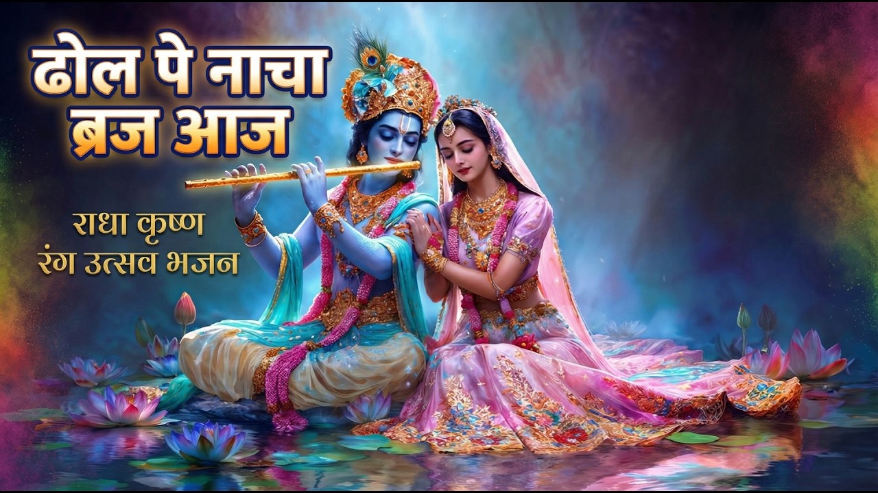 ढोल पे नाचा ब्रज आज | राधा कृष्ण रंग उत्सव भजन | High Energy Holi Bhajan | 2026