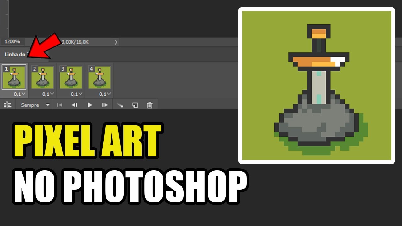 ANIMANDO PIXEL ART NO PHOTOSHOP