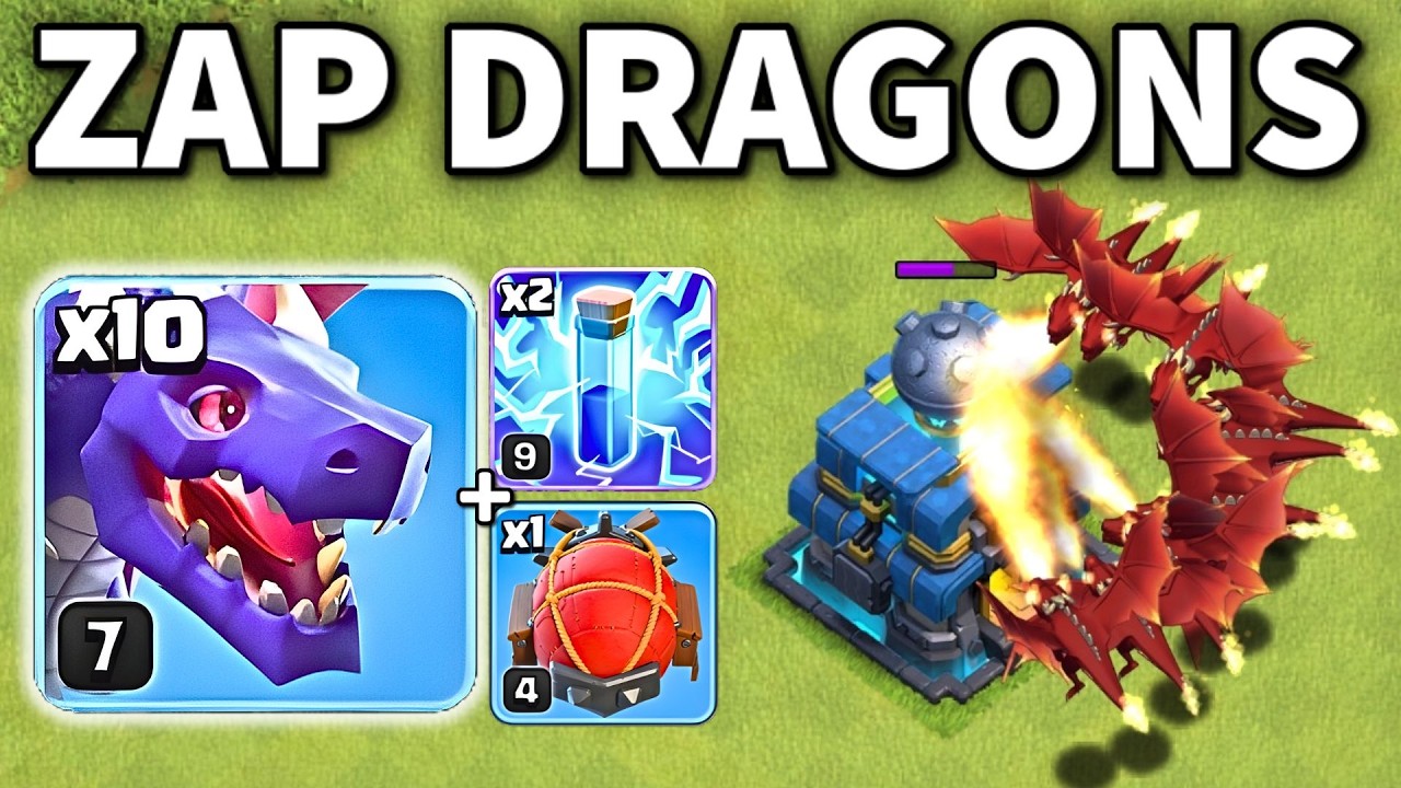 Самая сильная стратегия атаки TH12 — простая и мощная | Clash of Clans