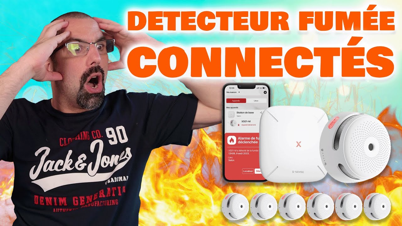 Détecteur de fumée connecté X-Sense FS61 : parfait pour votre sécurité !
