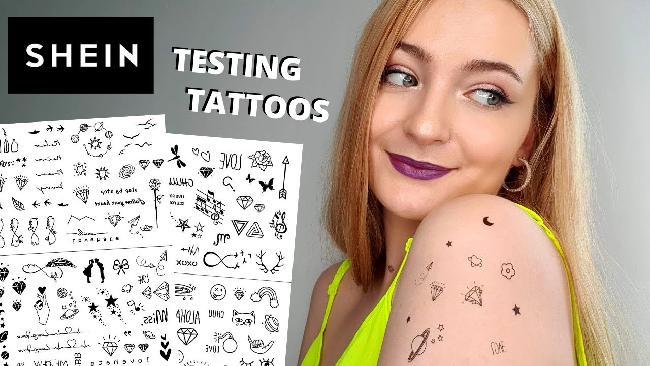SHEIN TATTOOS HAUL TESTING ft. HOW TO USE THEM: ARE THEY CUTE IRL? (2020)