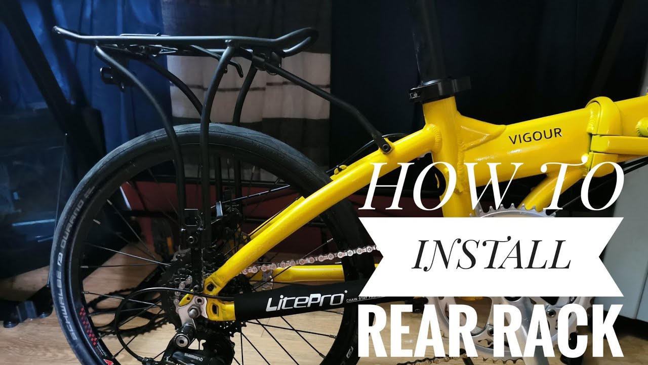 How to install rear rack carrier in Folding Bike |Samurai Paint|Crius Folding Bike|Ang sarap magbike