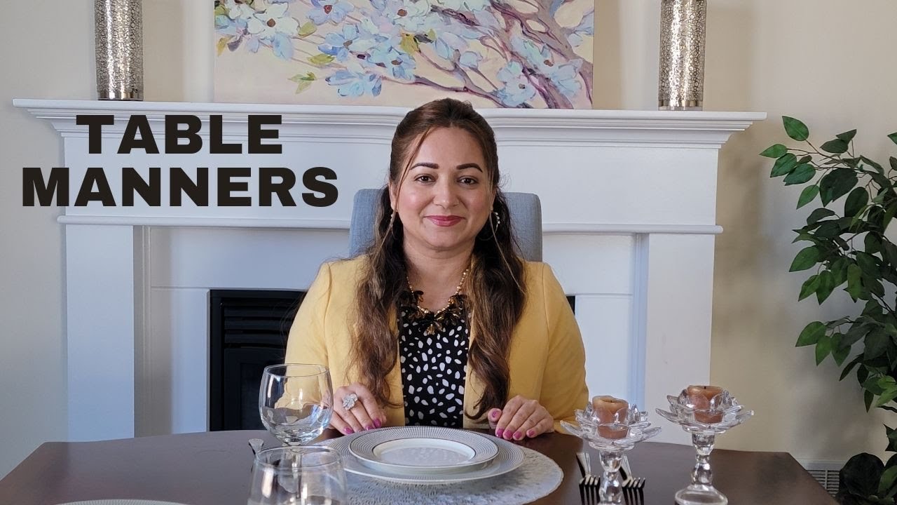 Six Table Manners - 6 Table Manners or Ettiquates in Urdu - Hindi